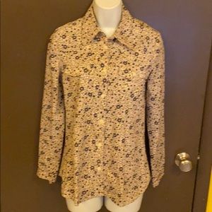 😍 VINTAGE Ditsy Floral Western Button-down Shirt